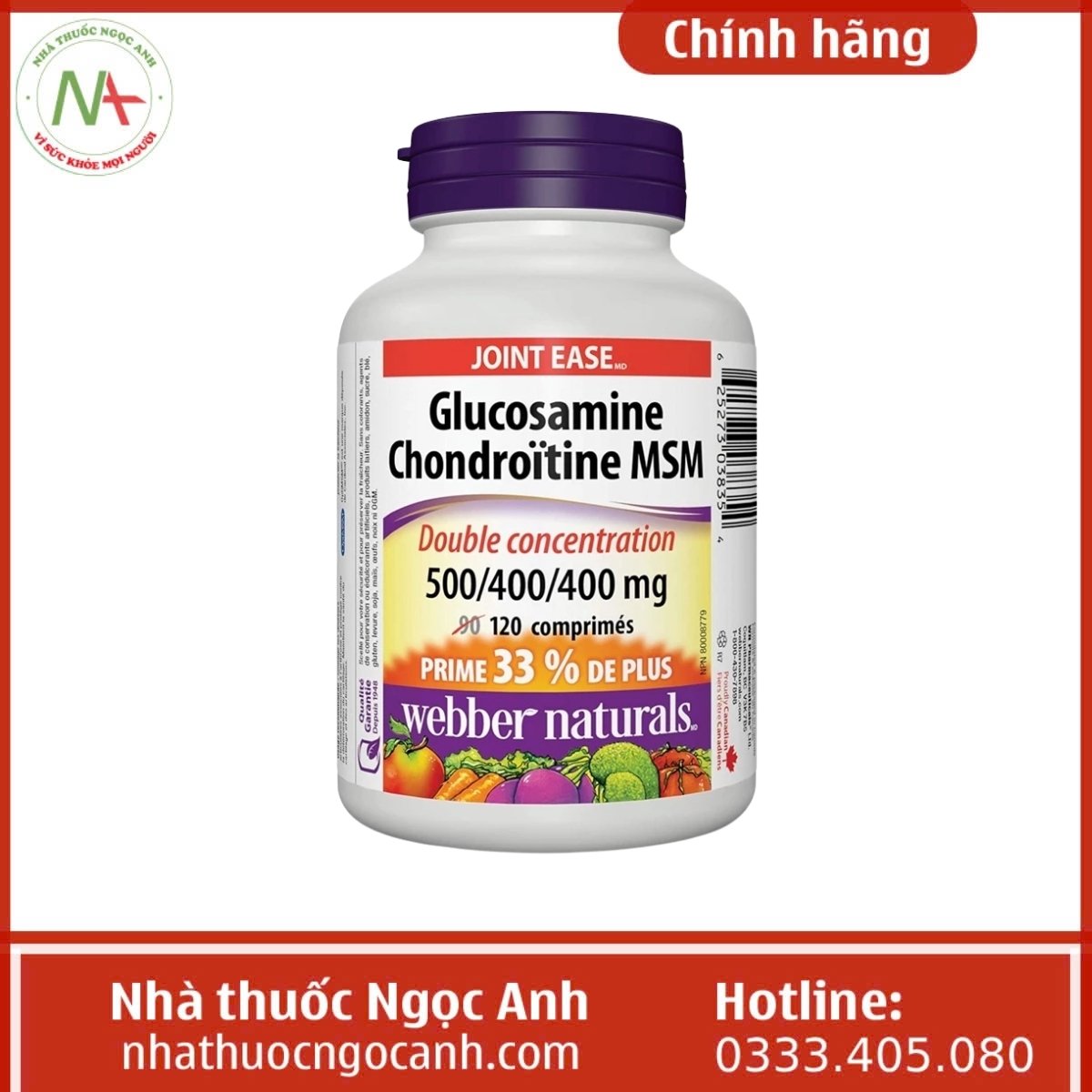 Glucosamine Chondroitin MSM Joint Ease có công dụng gì? Mua ở đâu?