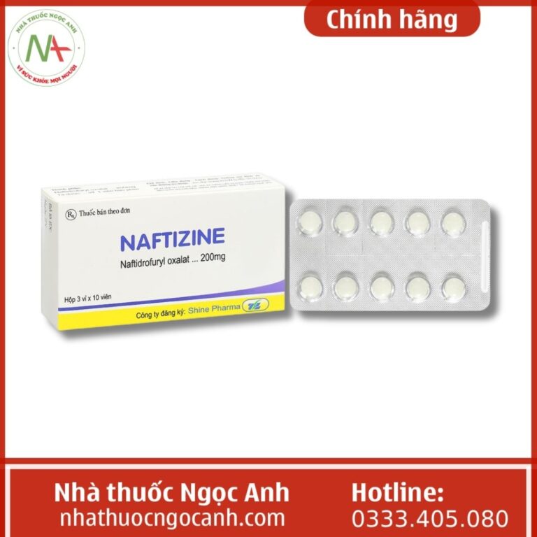 Thuốc Naftizine 200mg (Naftidrofuryl Oxalat 200mg)