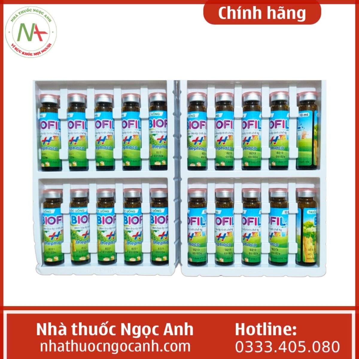 Biofil Thephaco (Hộp 20 ống)