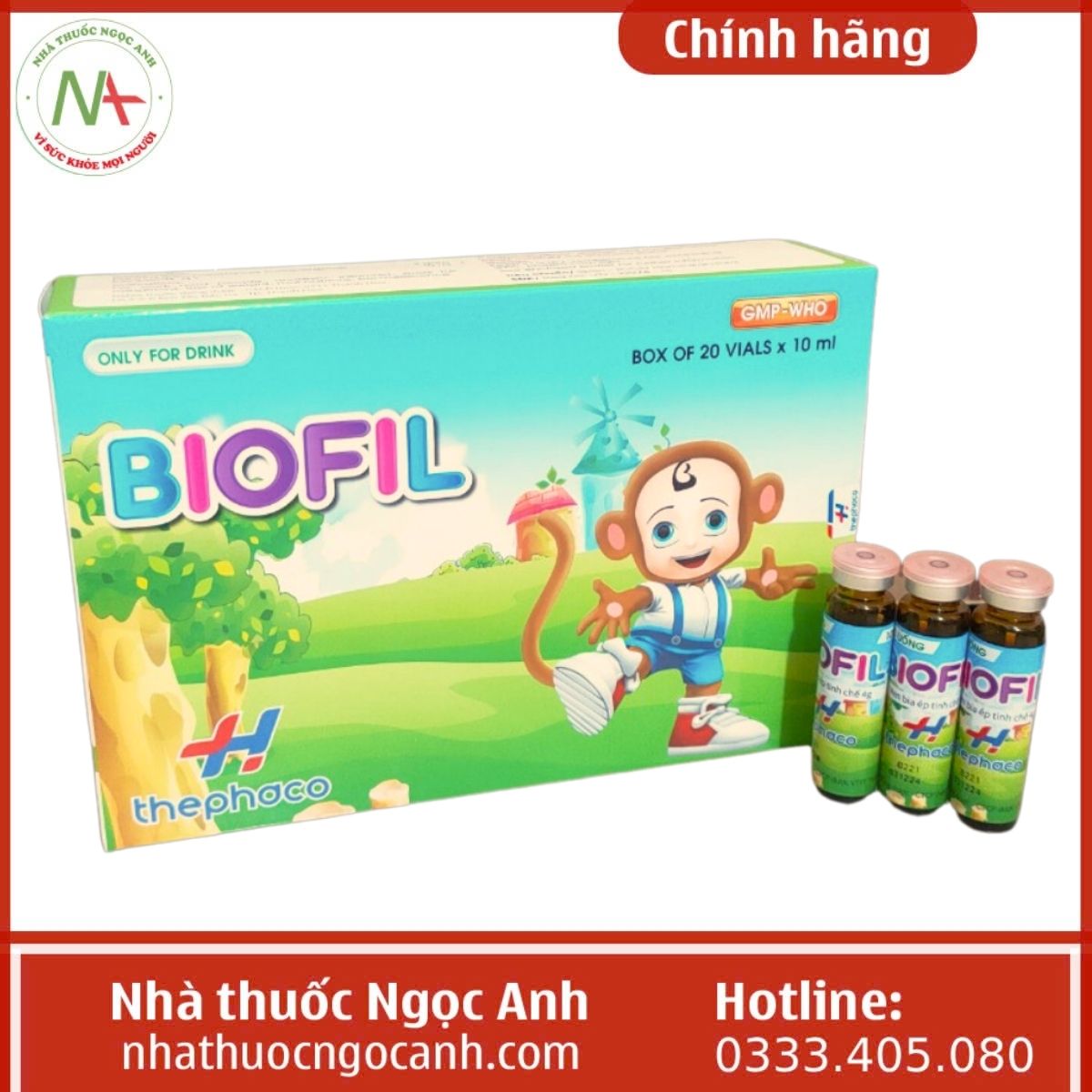 Biofil Thephaco (Hộp 20 ống)