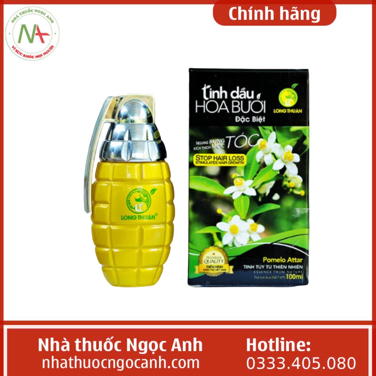 Tinh Dầu Hoa Bưởi Long Thuận