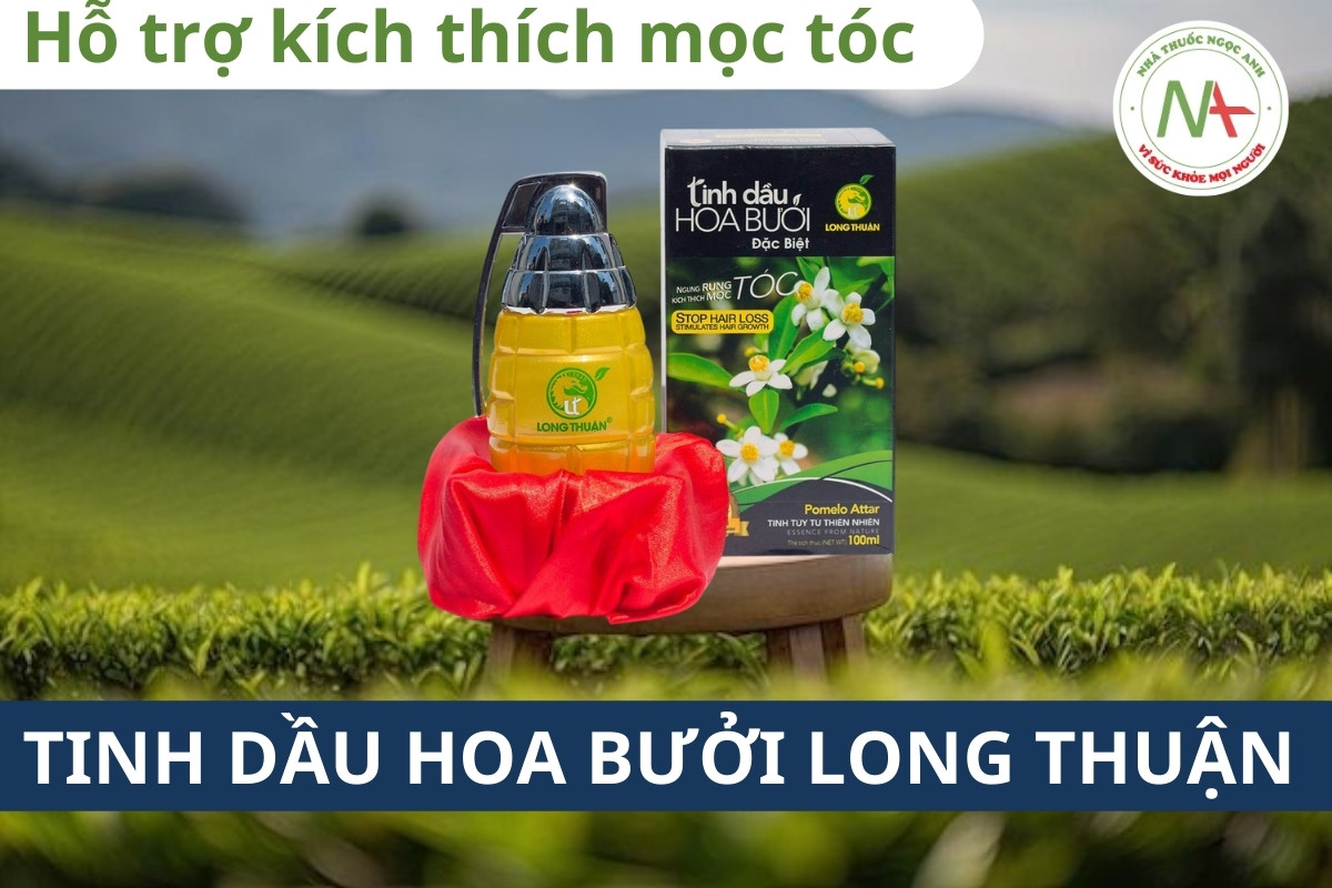 Tinh Dầu Hoa Bưởi Long Thuận 3 Tinh Dầu Hoa Bưởi Long Thuận hỗ trợ kích thích mọc tóc