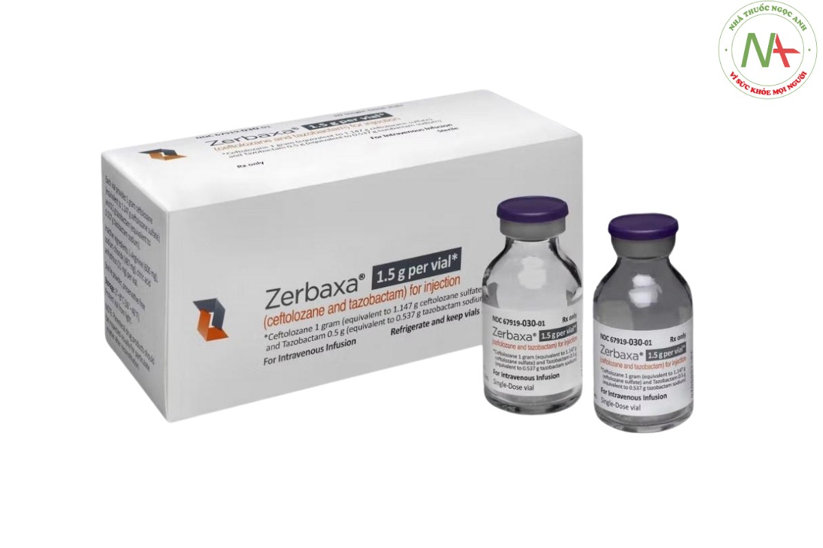 Ceftolozane kết hợp với tazobactam dưới dạng bột pha dung dịch đậm đặc để pha dung dịch tiêm truyền.