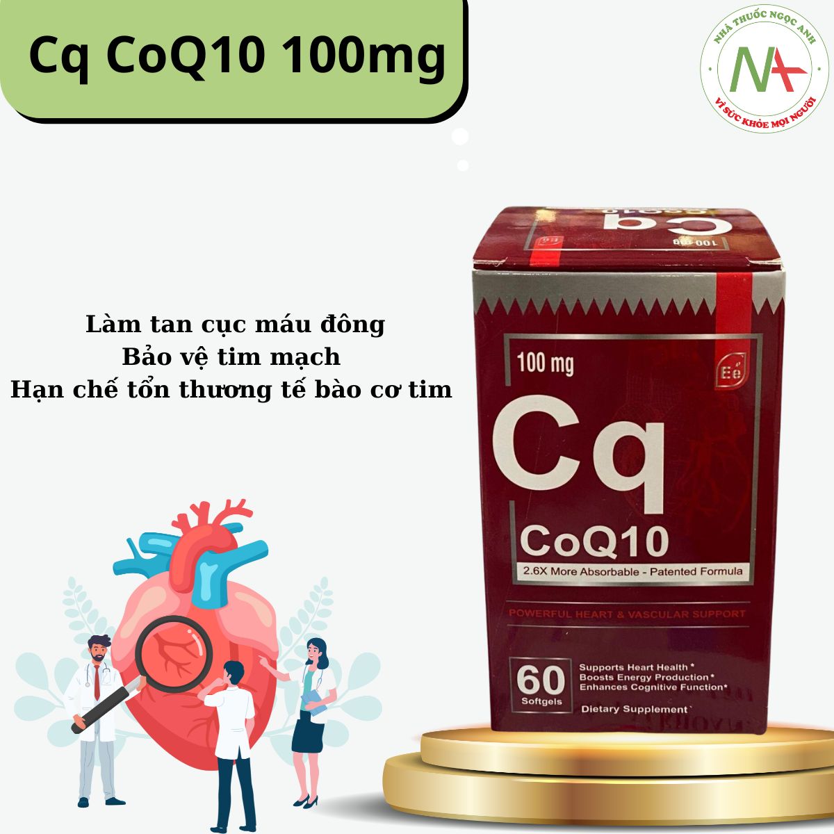 Cq CoQ10 100mg 3 Cq CoQ10 100mg