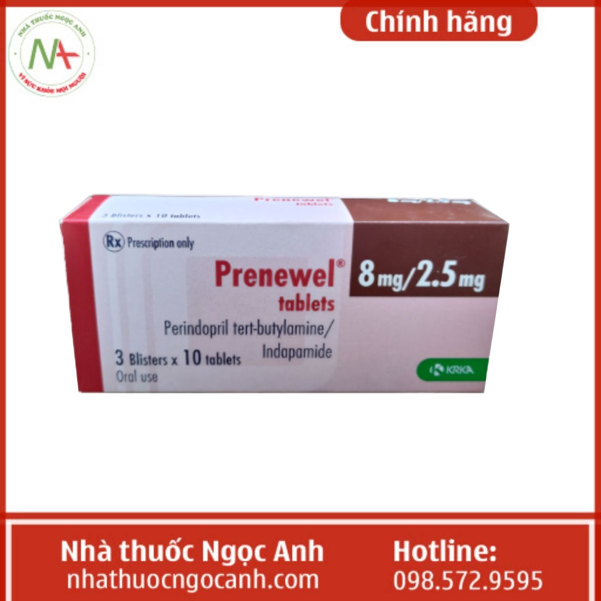 Prenewel tablets 8mg/2.5mg