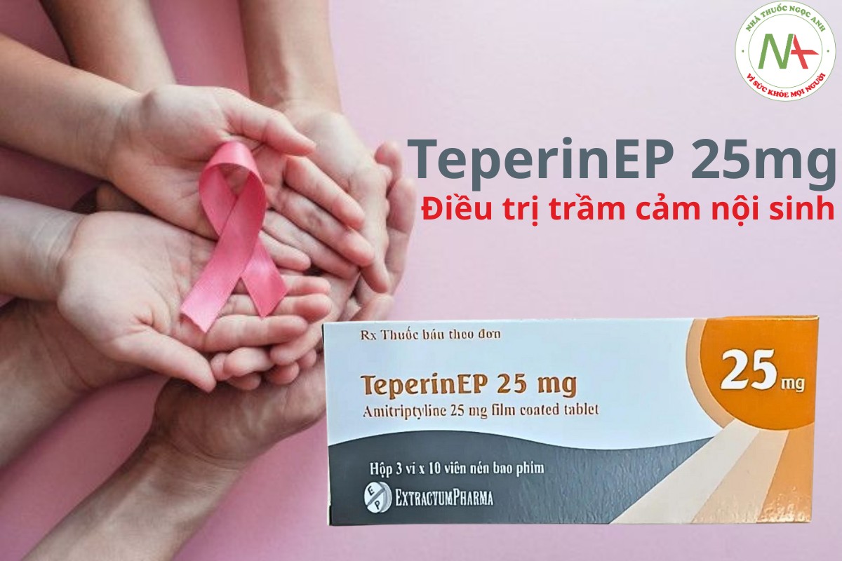 TeperinEP 25mg 3 TeperinEP 25mg điều trị trầm cảm nội sinh