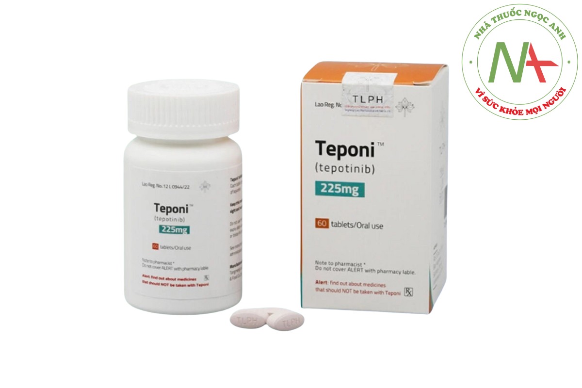 Thuốc được bào chế dưới dạng viên nén bao phim, mỗi viên chứa 225mg tepotinib.