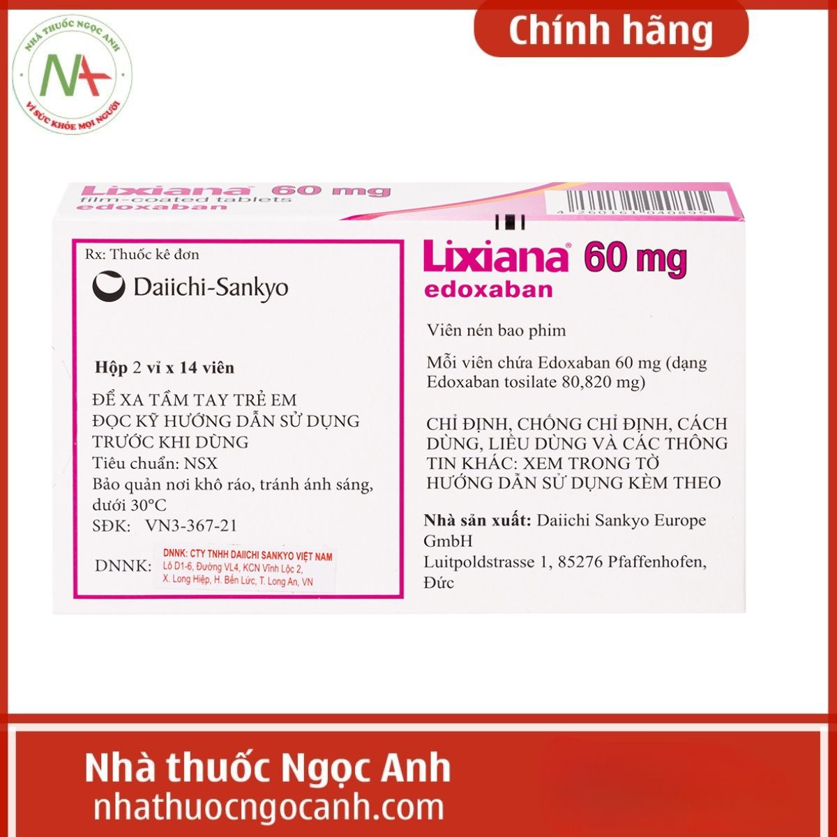 Lixiana 60mg