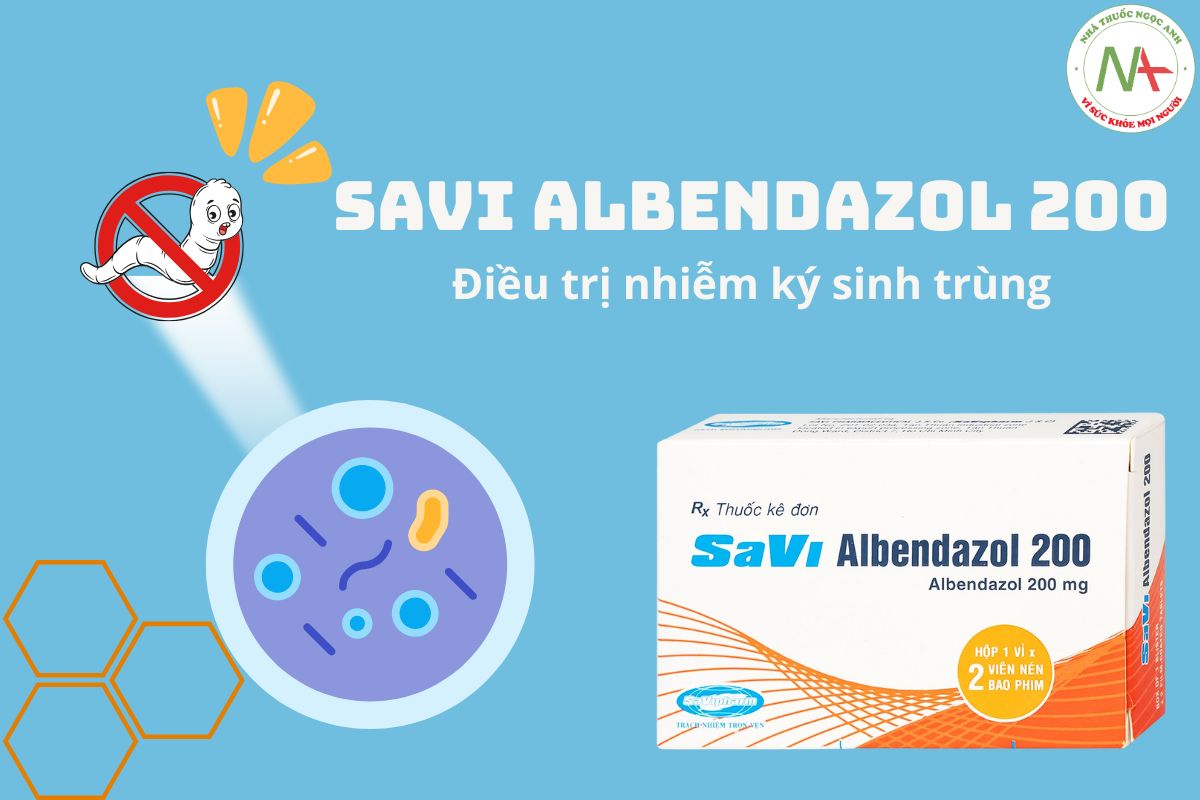 SaVi Albendazol 200 3 SaVi Albendazol 200