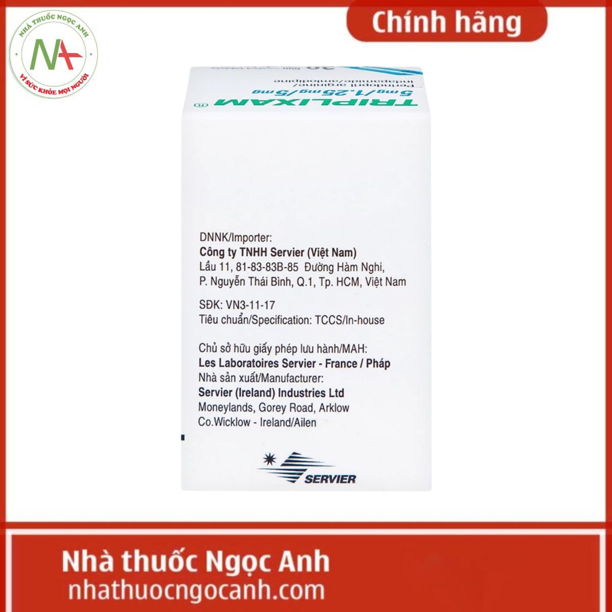 TRIPLIXAM 5mg/2.5mg/5mg