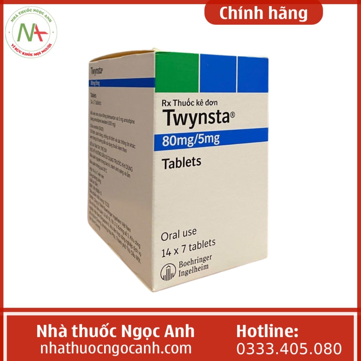 Twynsta 80mg/5mg