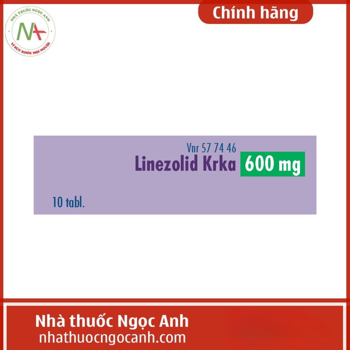 Thuốc Linezolid Krka 600mg