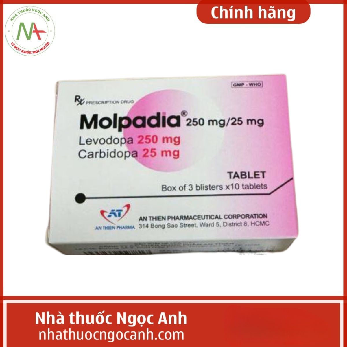 Molpadia 250mg/25 mg