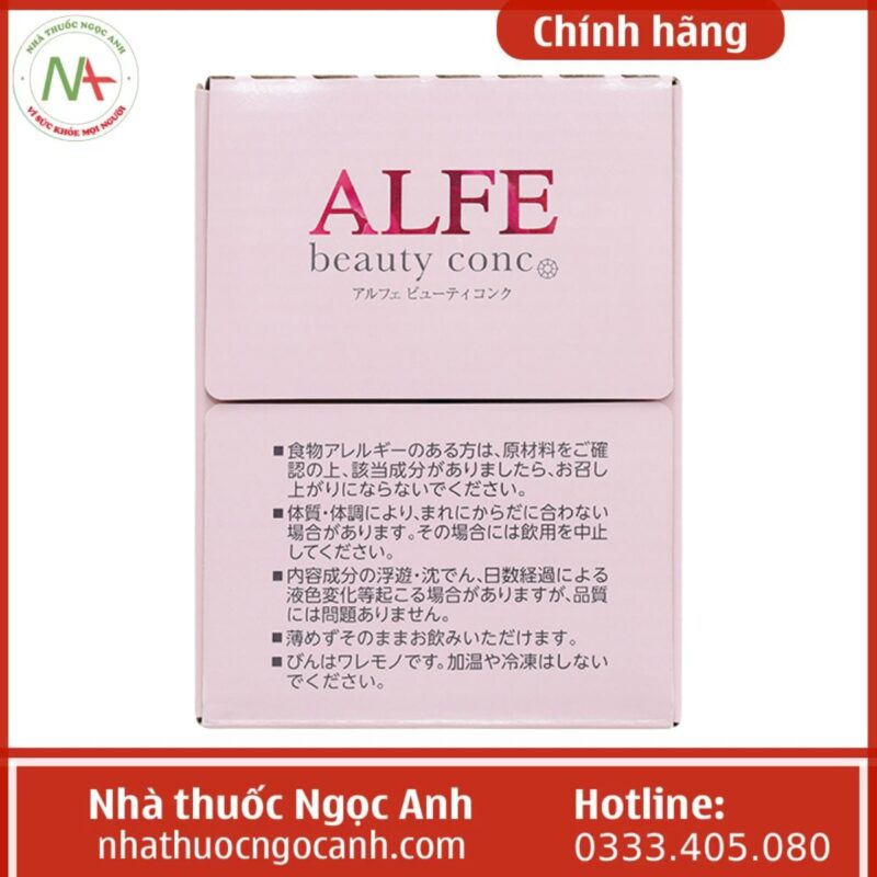 Alfe Beauty Conc (Dạng nước) có tác dụng gì, giá bao nhiêu, mua ở đâu?