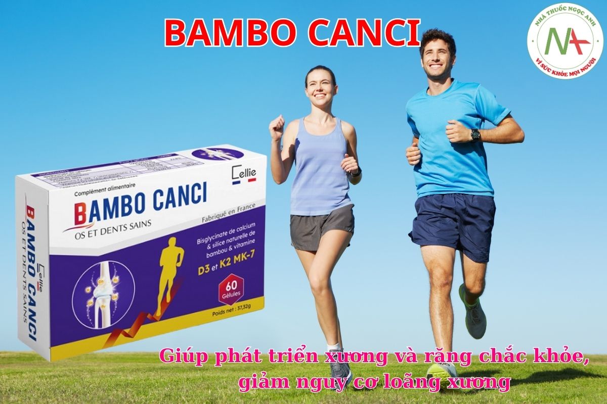 Bambo Canci giúp phát triển xương và răng chawssc khỏe