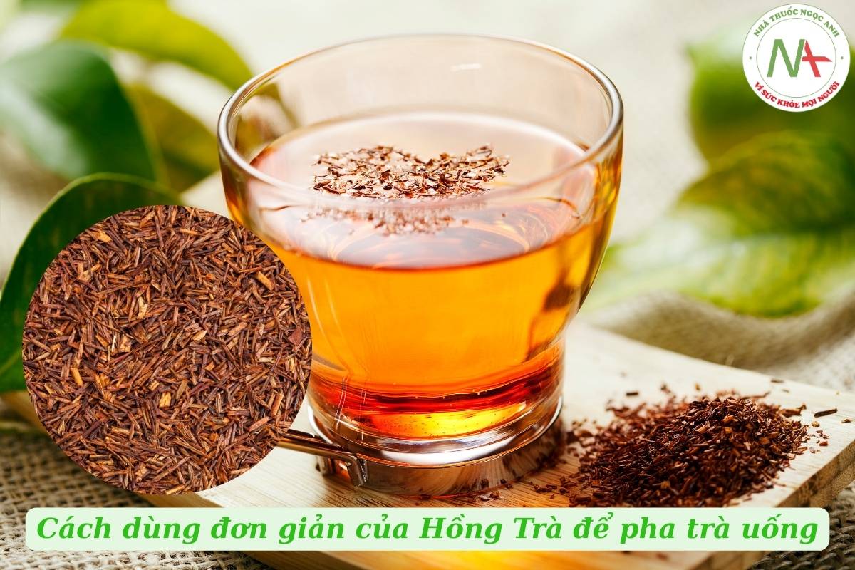 Sử dụng Hồng Trà để pha trà uống đơn giản
