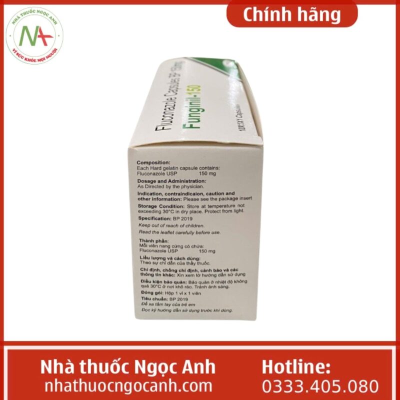 Thuốc Funginil-150 (Fluconazole) dùng như thế nào? Mua ở đâu?
