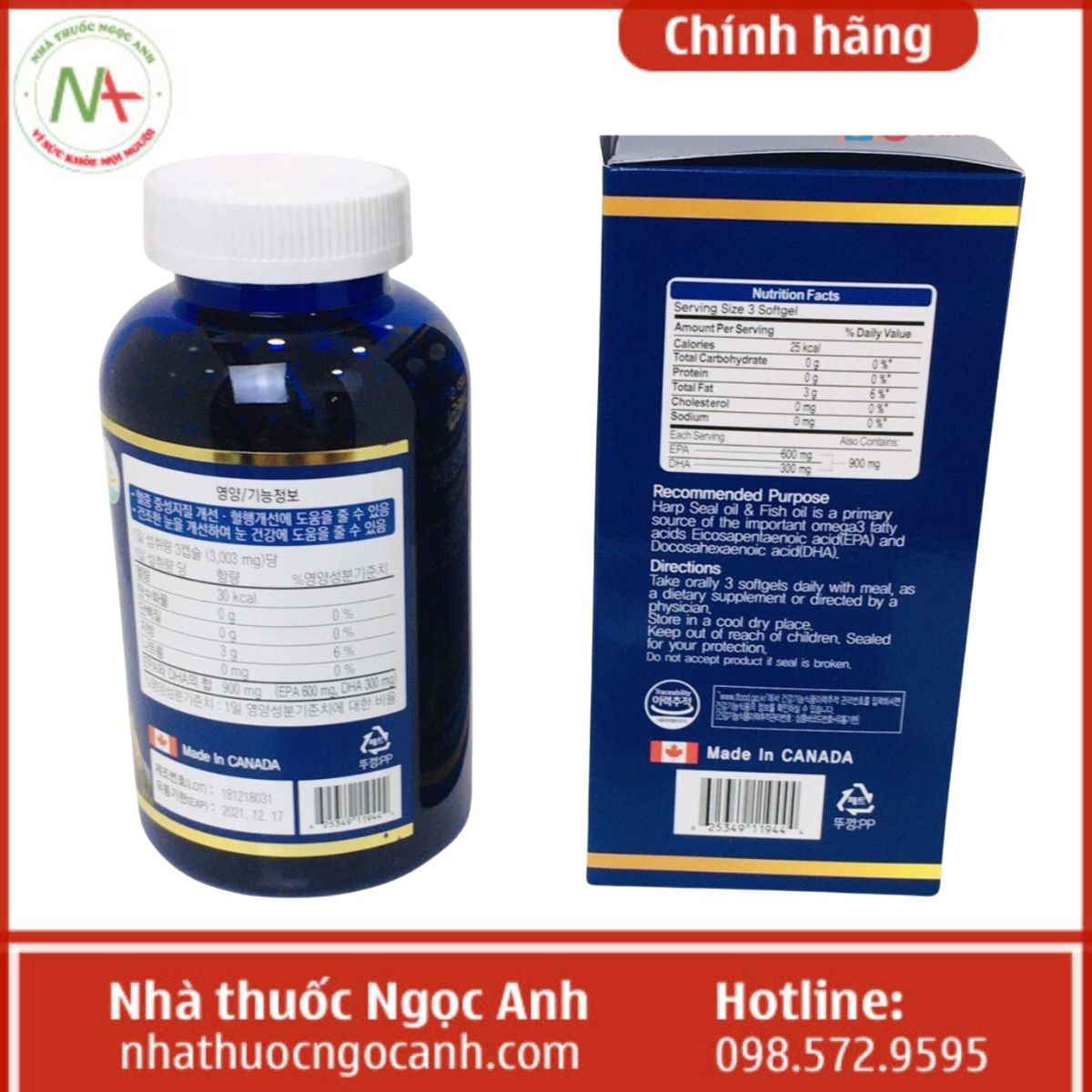 Premium Harp Seal Omega-3