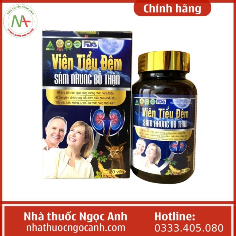 Viên tiểu đêm Sâm Nhung Bổ Thận