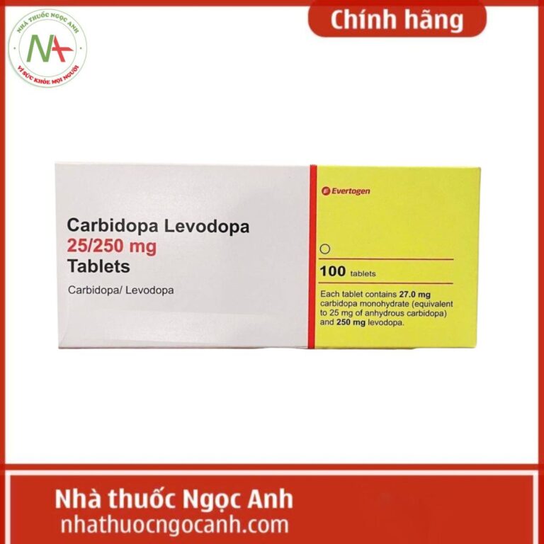 Carbidopa Levodopa 25/250mg Tablets
