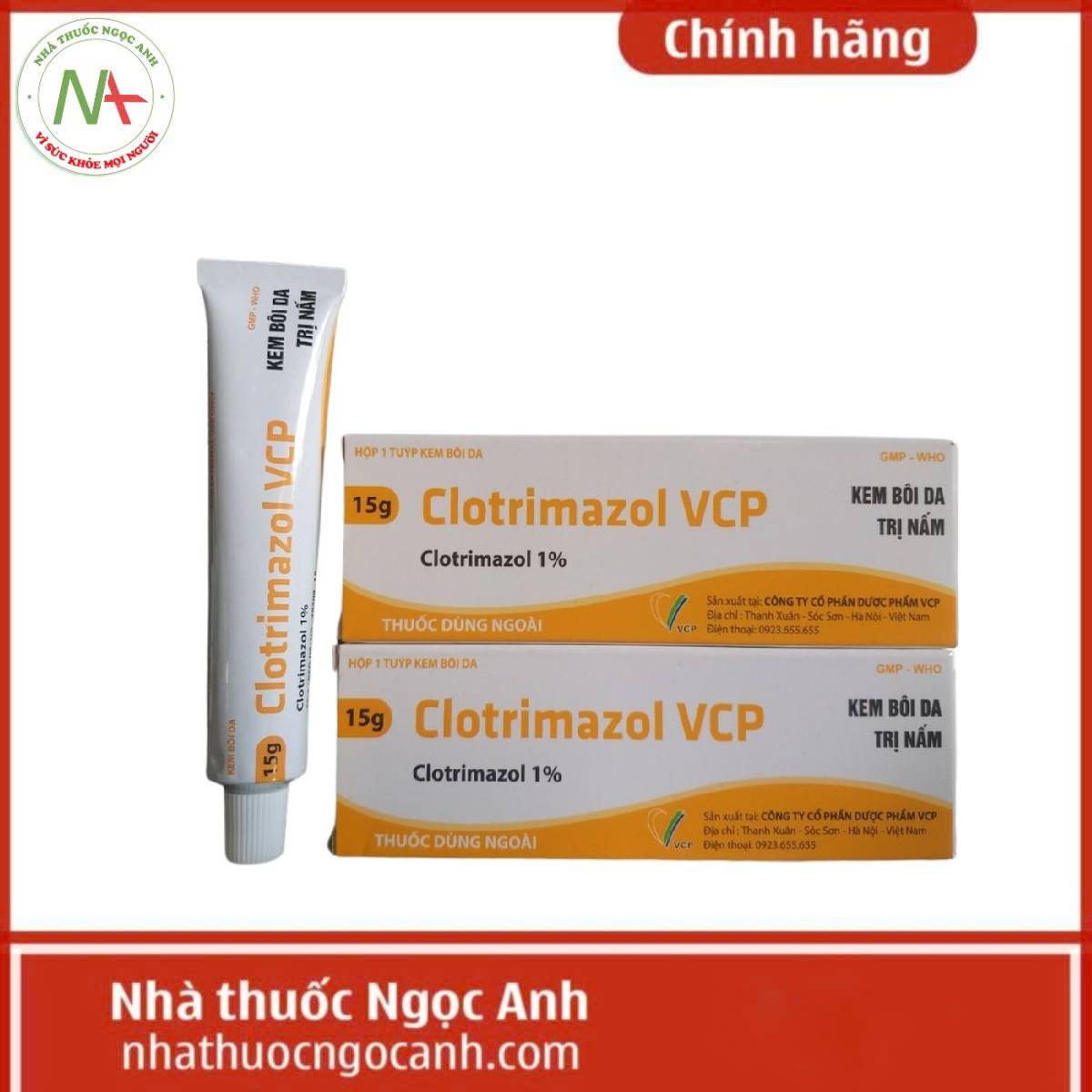 Clotrimazol VCP 15g
