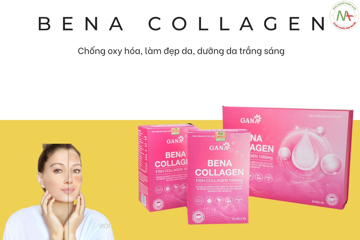Bena Collagen 3 Công dụng sản phẩm Bena Collagen