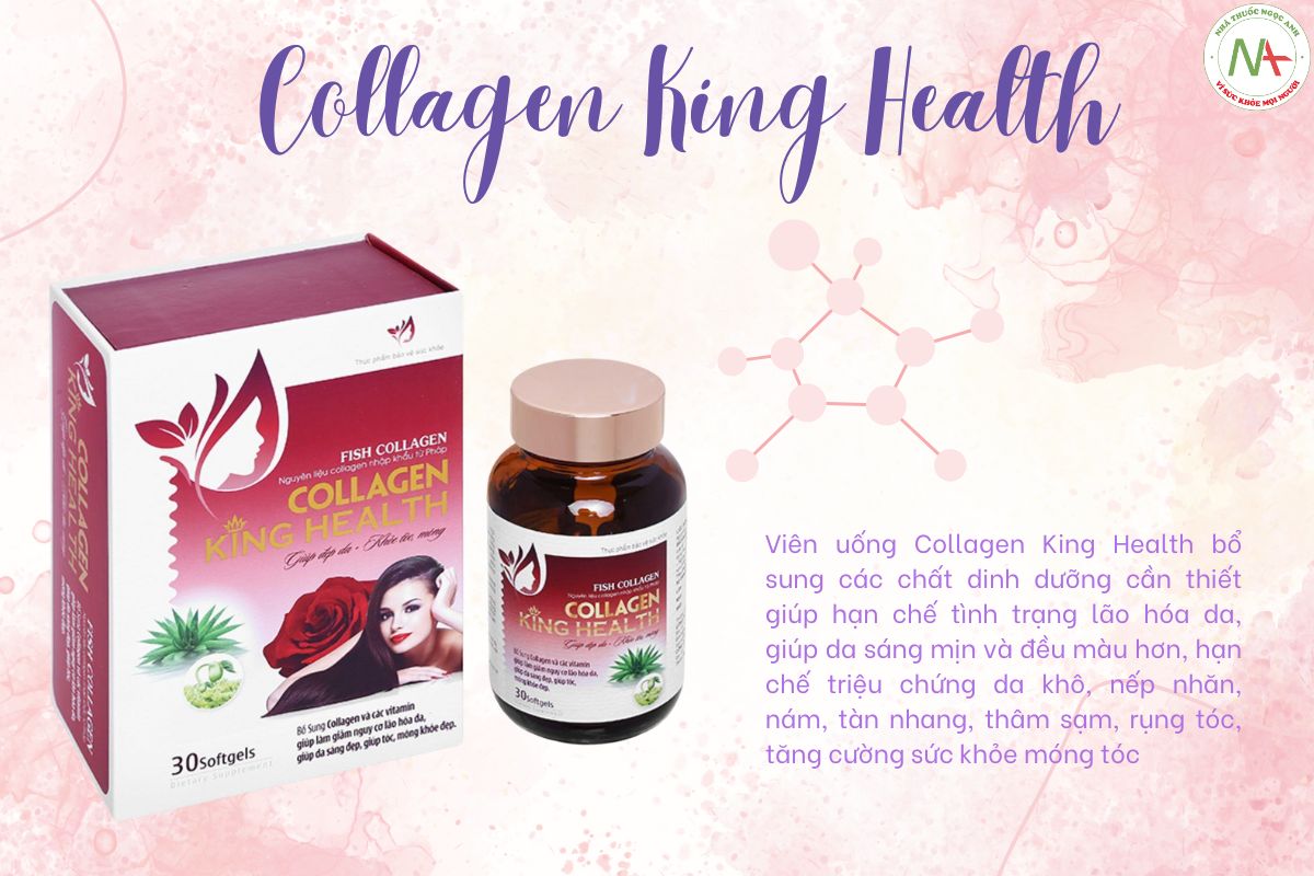 Collagen King Health hỗ trợ sức khỏe da