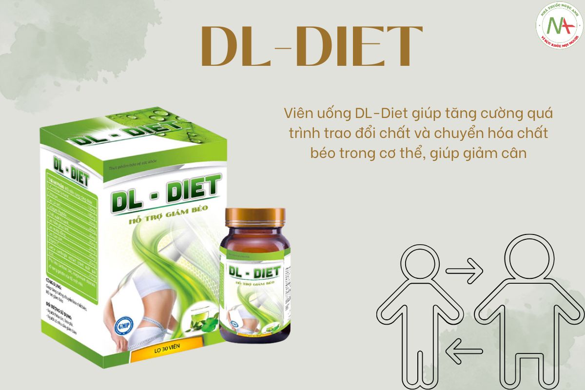 DL-Diet hỗ trợ tăng cường quá trình trao đổi chất, kiểm soát cân nặng