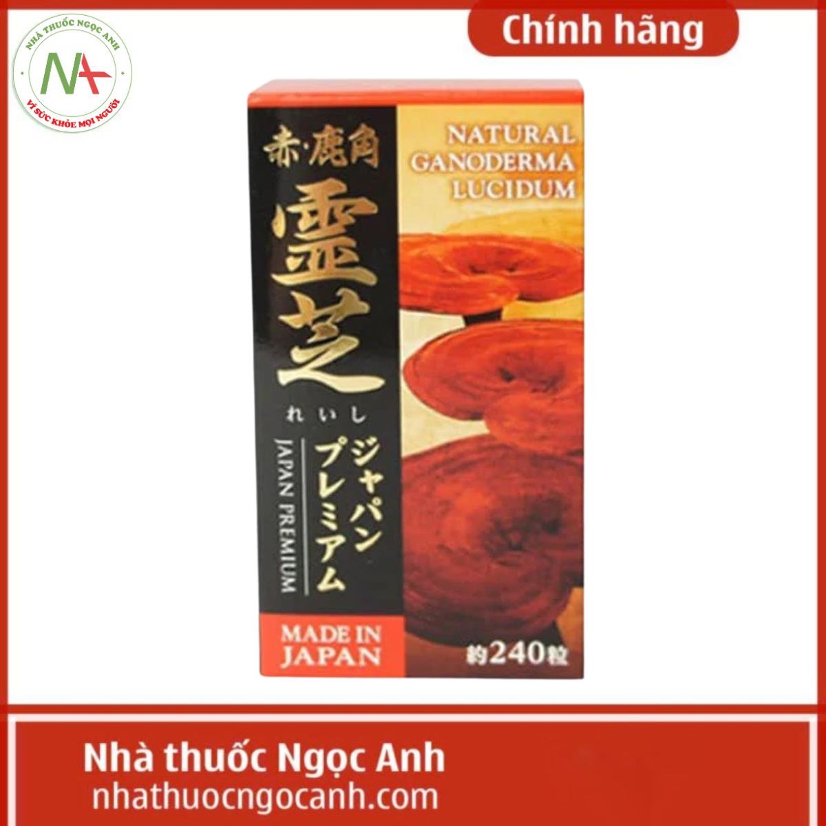 Linh chi sừng hươu đỏ Japan Premium