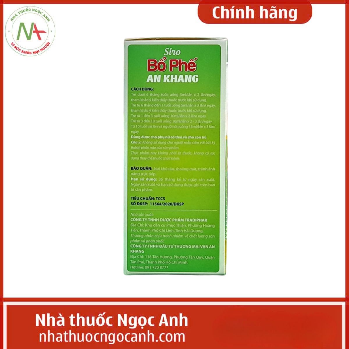 Siro Bổ Phế Khang