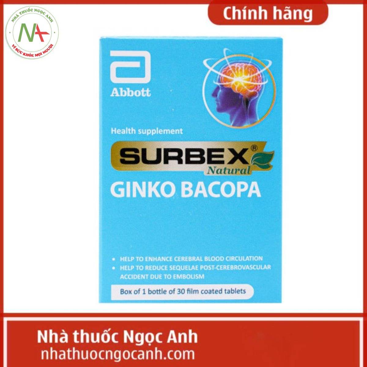 Surbex Natural Ginko Bacopa