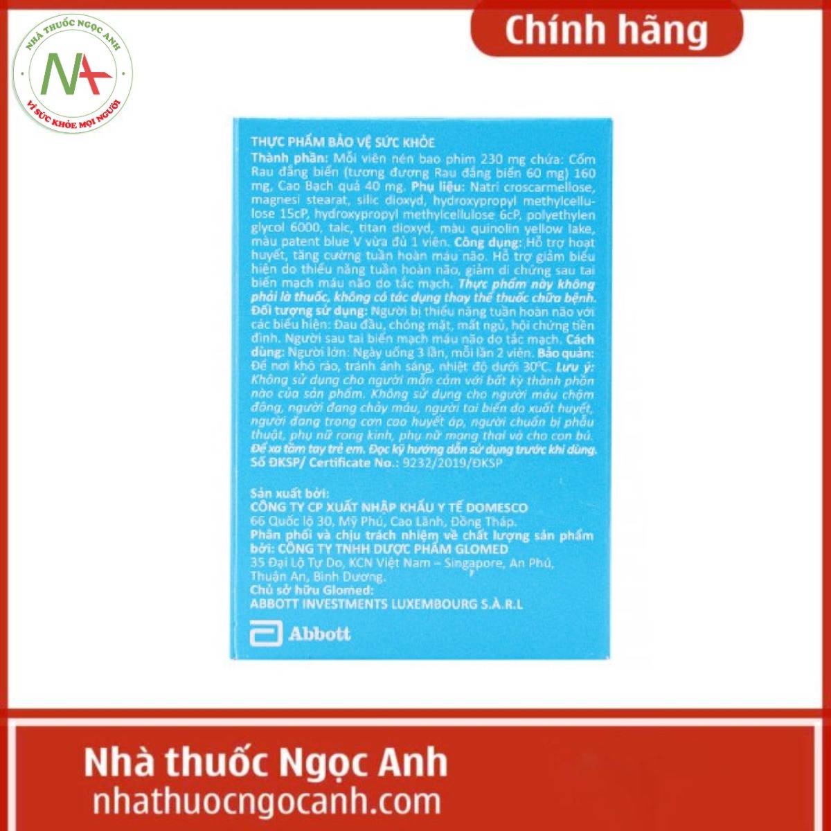 Surbex Natural Ginko Bacopa