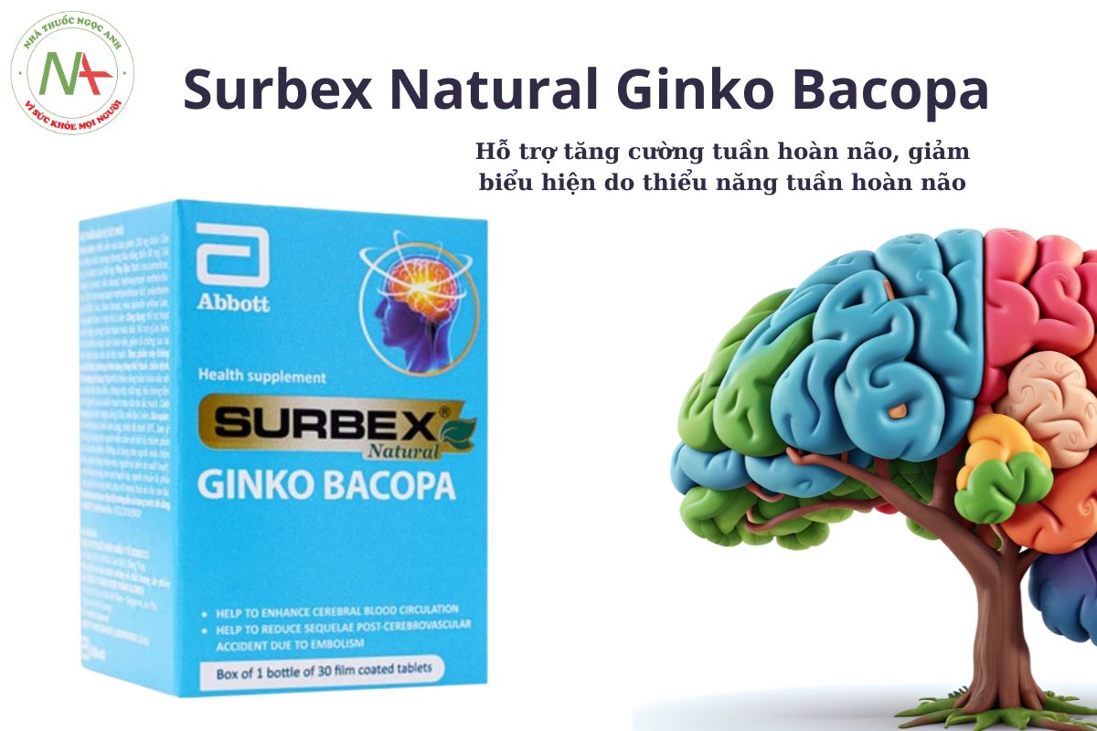 Surbex Natural Ginko Bacopa 3 Surbex Natural Ginko Bacopa