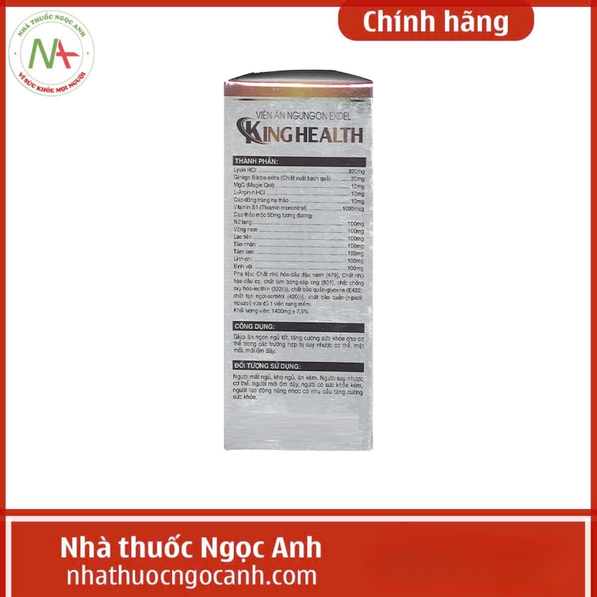 Viên Ăn NguNgon Exdel King Health