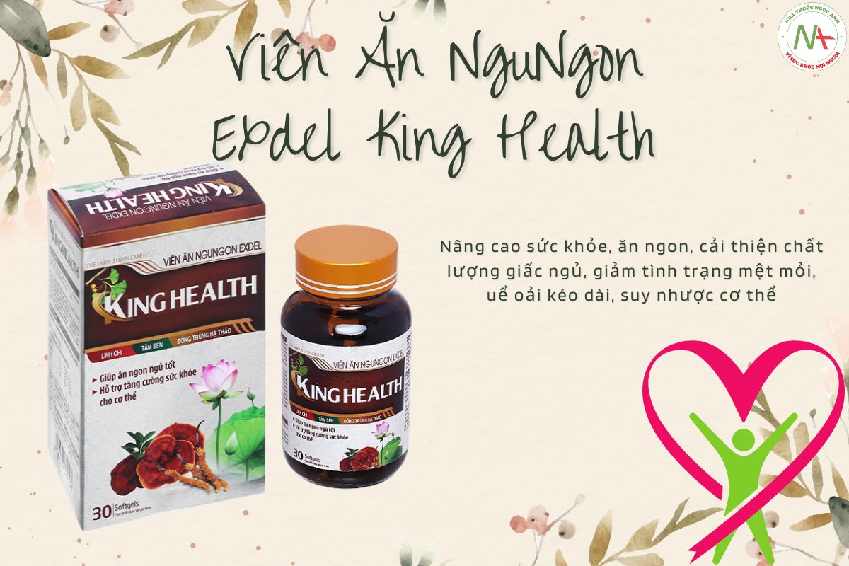 Công dụng sản phẩm Viên Ăn NguNgon Exdel King Health