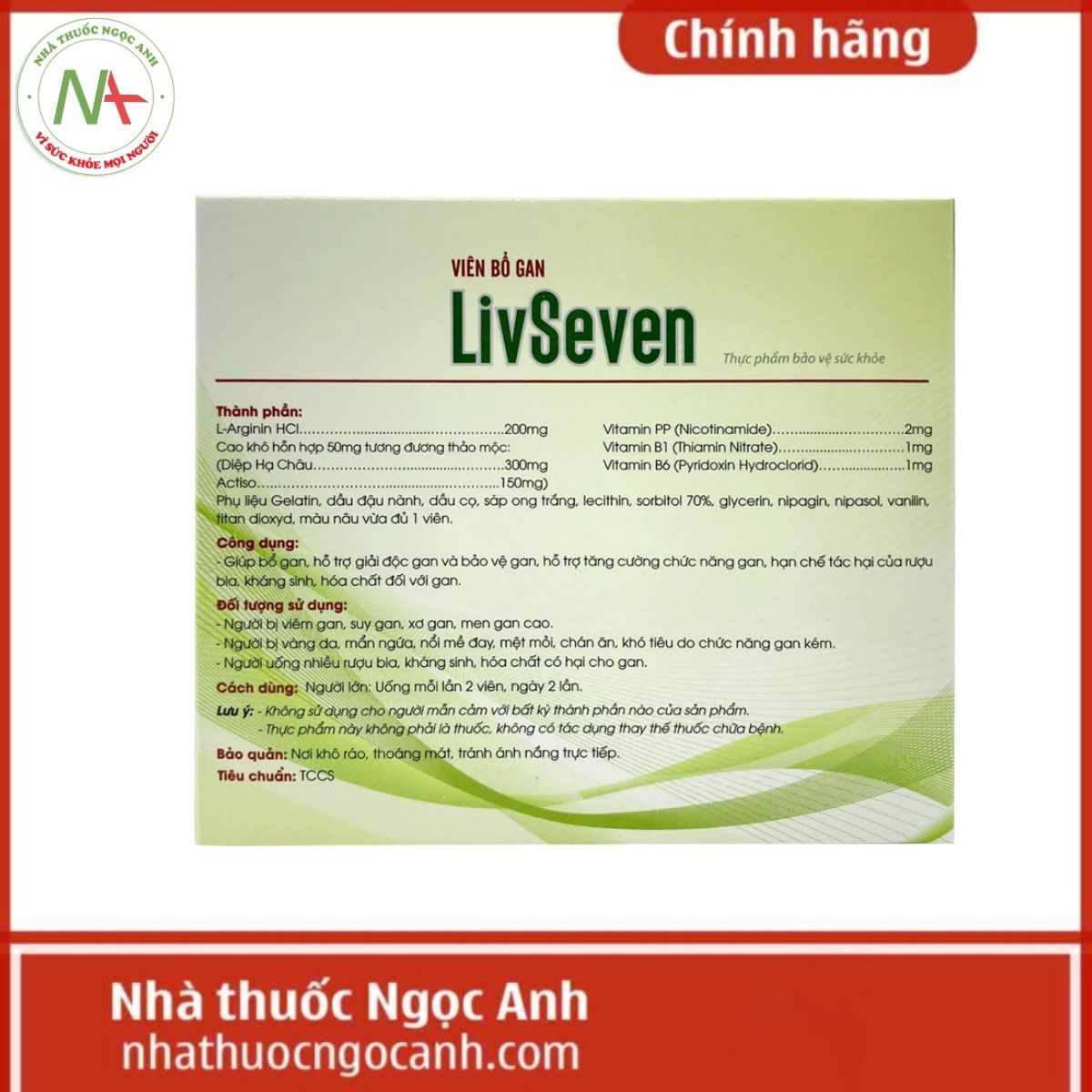 Viên bổ gan Livseven