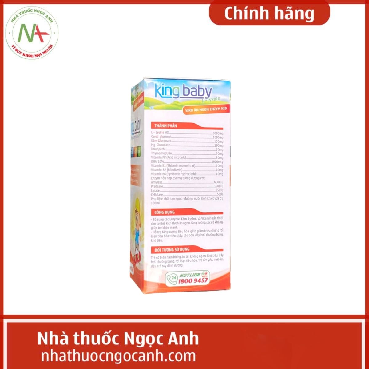 Siro Ăn Ngon Enzym Kid King Baby