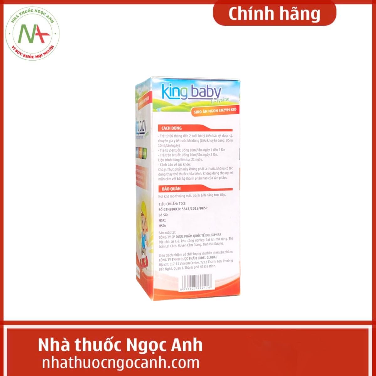 Siro Ăn Ngon Enzym Kid King Baby