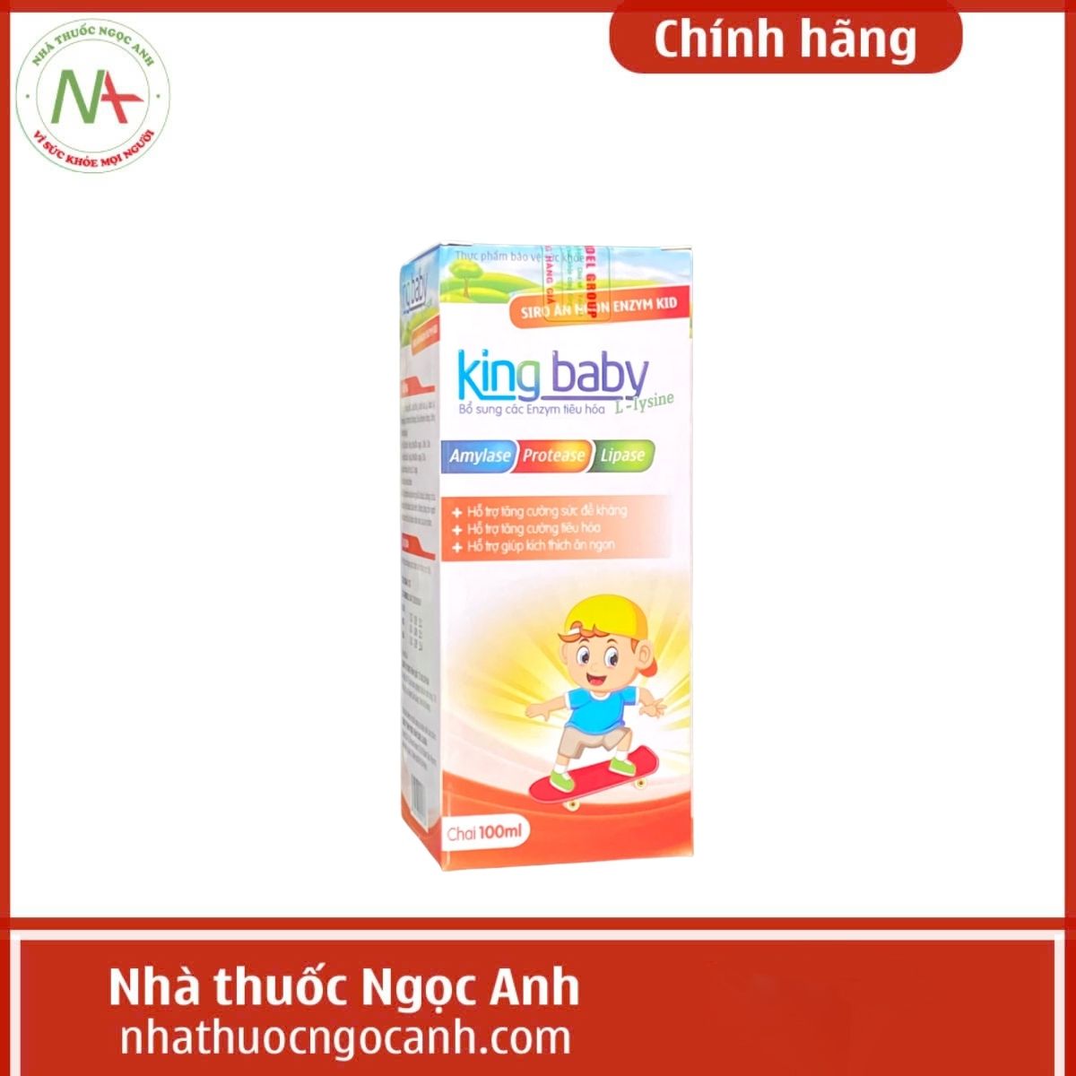 Siro Ăn Ngon Enzym Kid King Baby