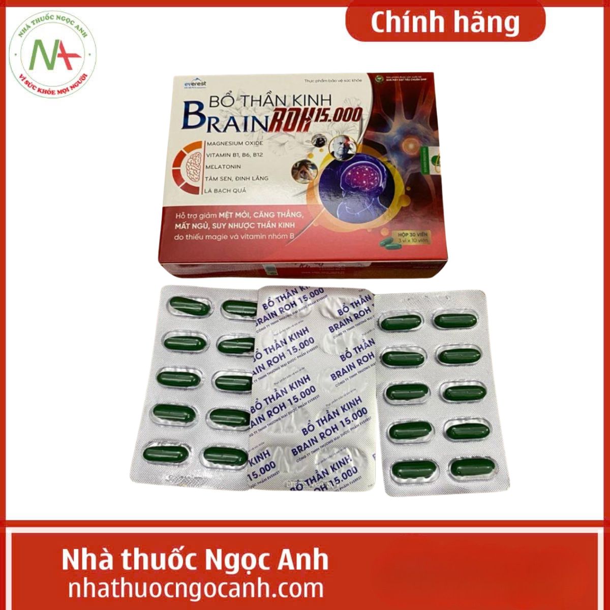 Bổ thần kinh Brain ROH 15.000