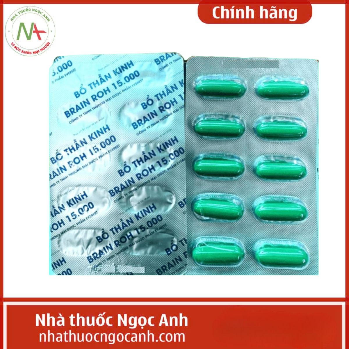 Bổ thần kinh Brain ROH 15.000