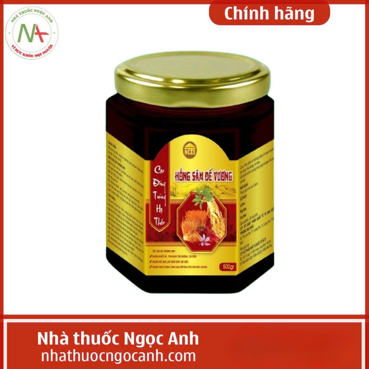 Cao Đông Trùng Hạ Thảo Hồng Sâm Đế Vương