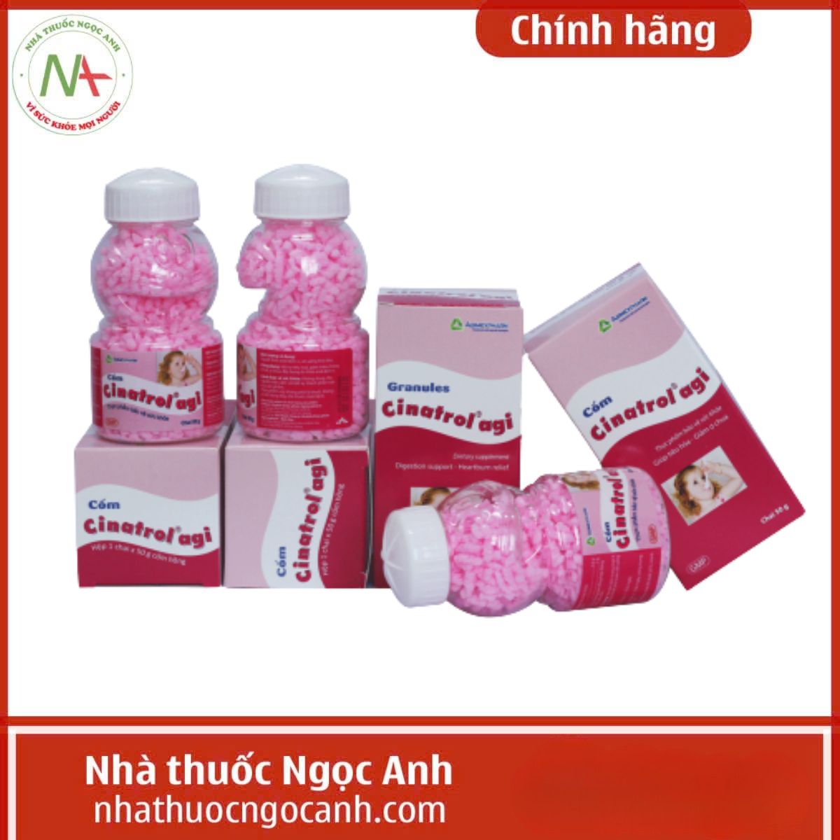 Cinatrol® Agi (Cốm hồng)