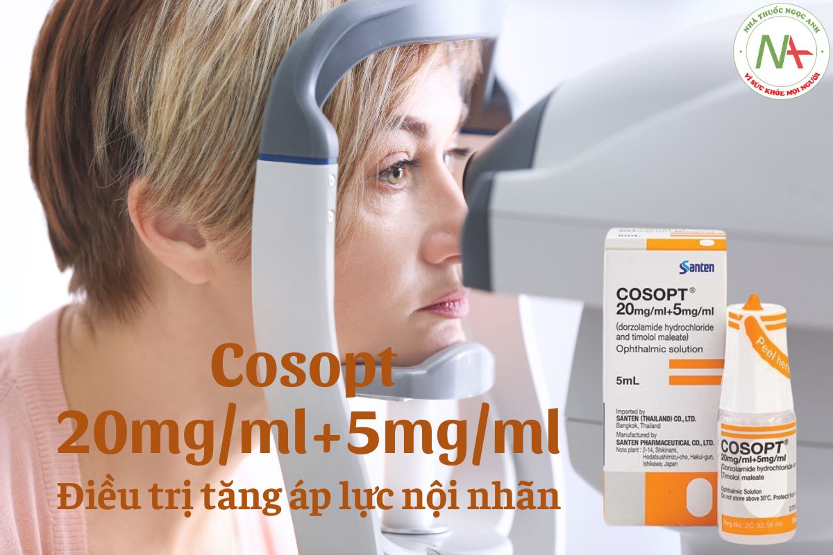 Cosopt 20mg/ml+5mg/ml