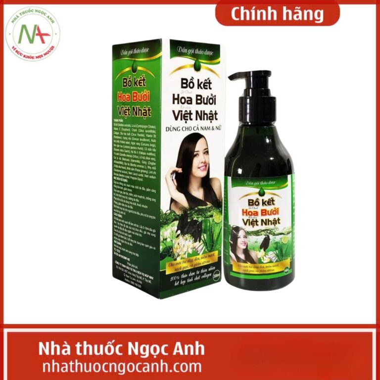 Dầu gội thảo dược Bồ Kết Hoa Bưởi Việt Nhật