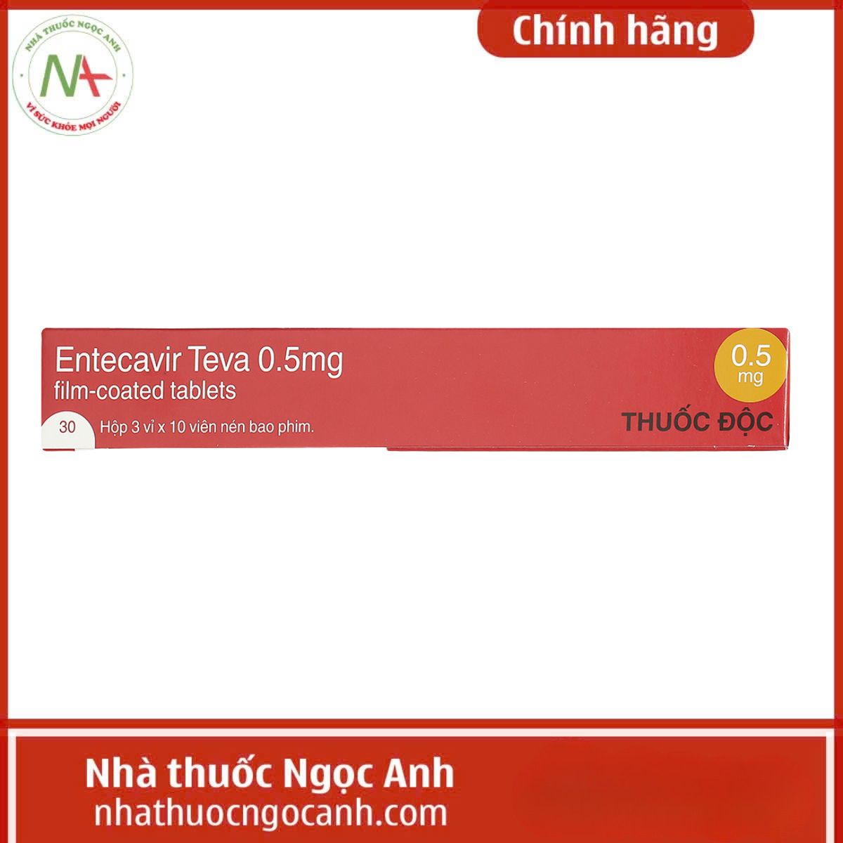 Entecavir Teva 0.5mg