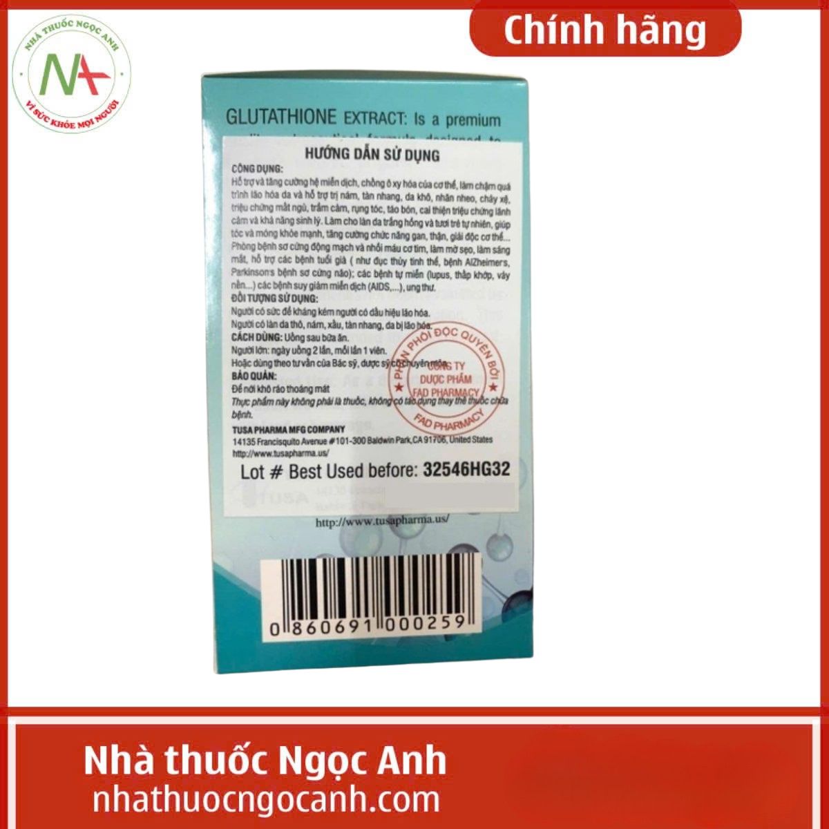 Glutathione 2200mg Extract
