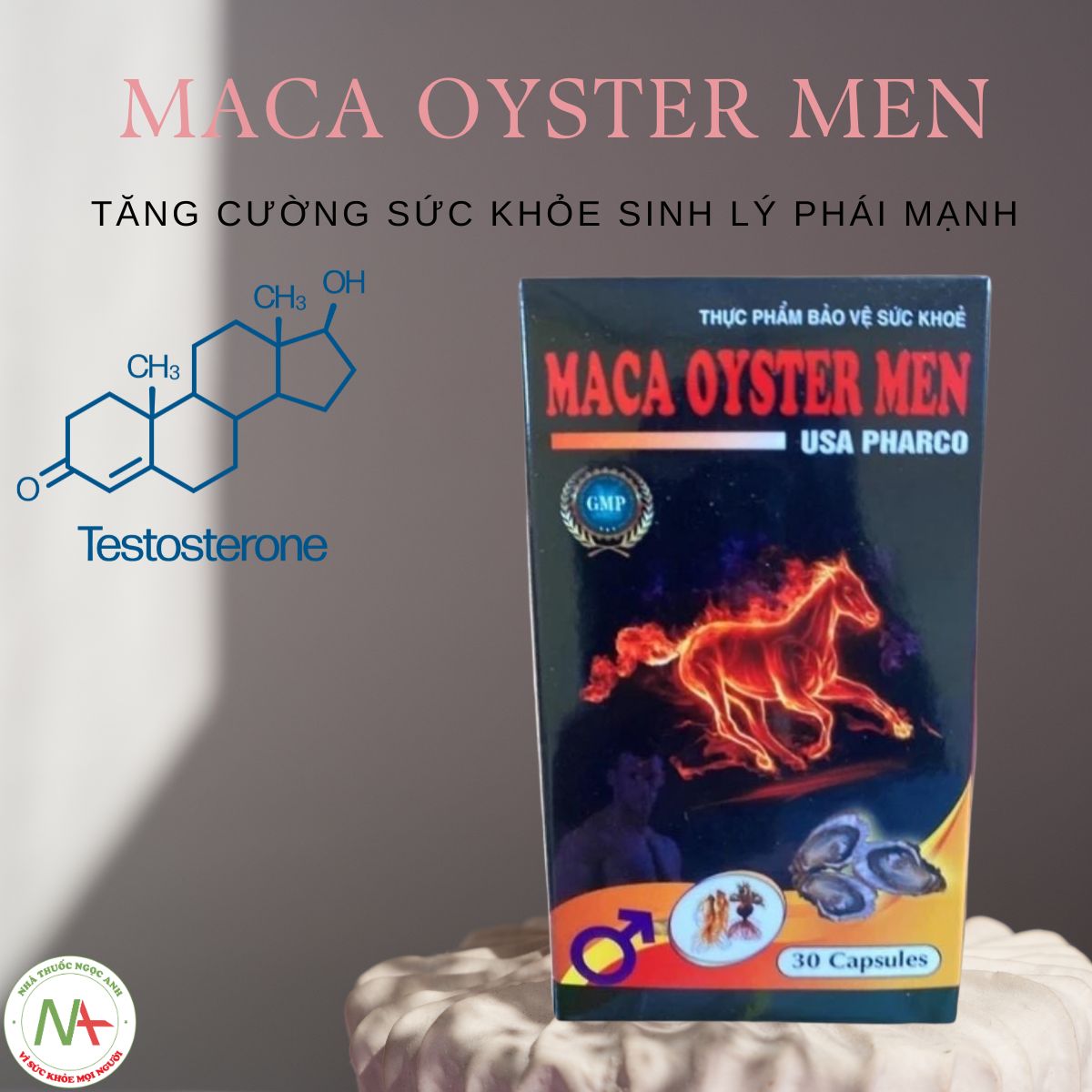 Maca Oyster Men tăng cường sức khỏe sinh lý phái mạnh