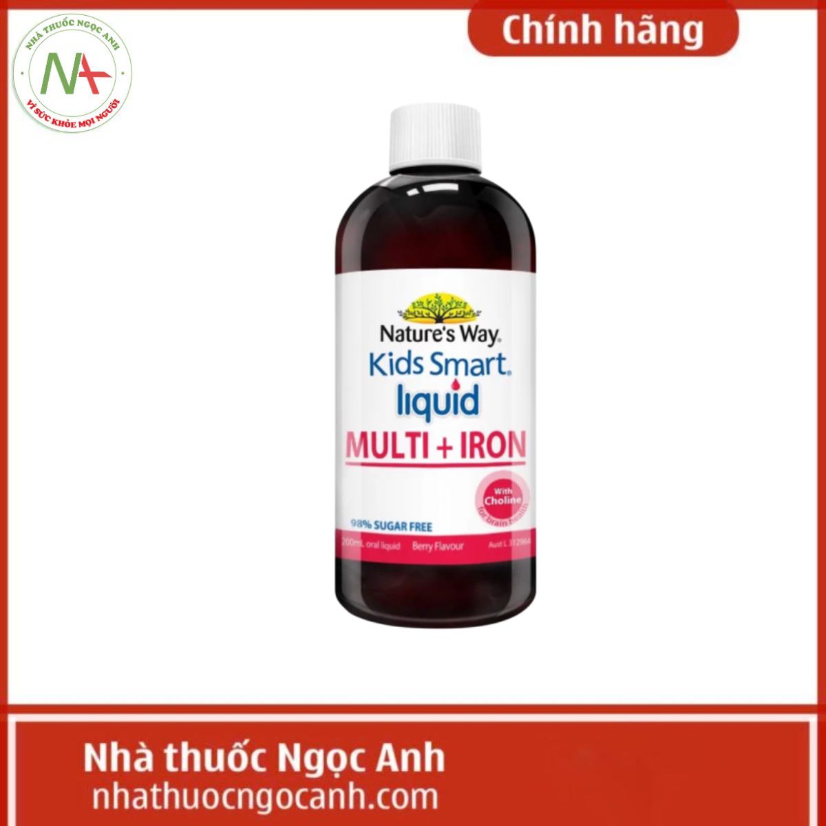 Nature’s Way Kids Smart Liquid Multi + Iron