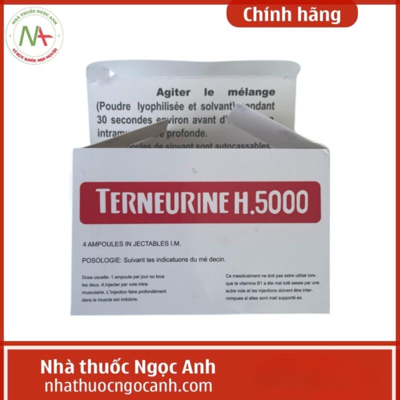 Thuốc tiêm Terneurine H5000 của Pháp giá bao nhiêu, mua ở đâu?